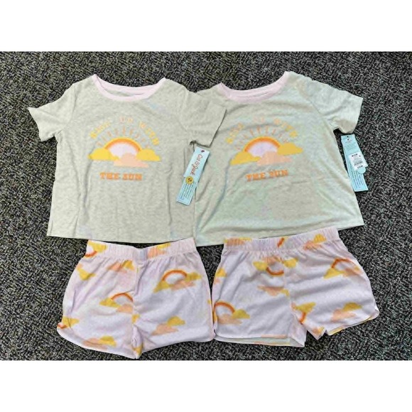 Cat & Jack Other - Cat & Jack Girls Rise Up With The Sun Rainbow Pajama‎ Set 2pc NWT 7/8 (2 SETS)